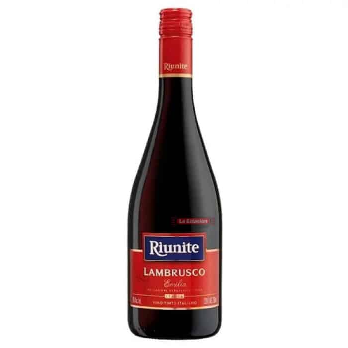 Vino Riunite Lambrusco Tinto Botella x 750 ml